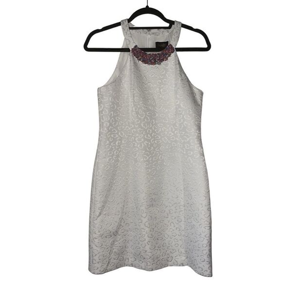 Laundry by Shelli Segal Beaded Summer Dress Size 4 - Picture 2 of 10